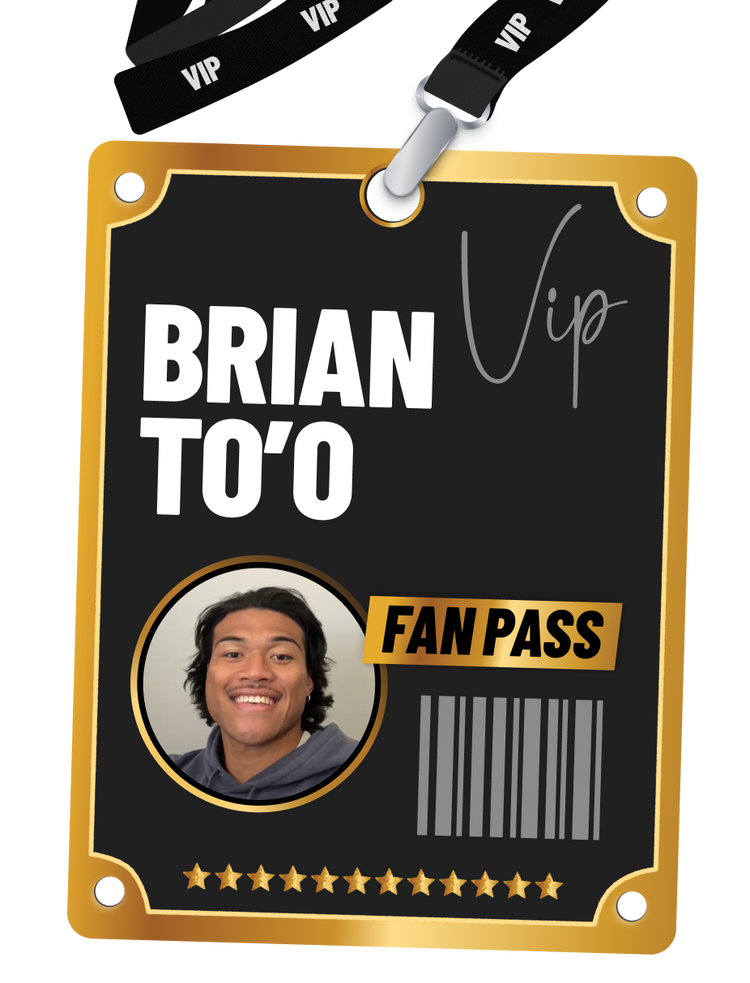 Brian To'o Fan Pass