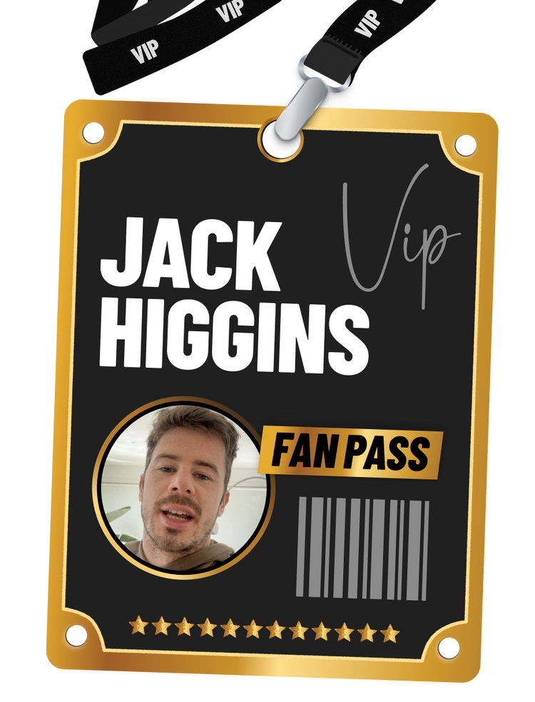 Jack Higgins Fan Pass