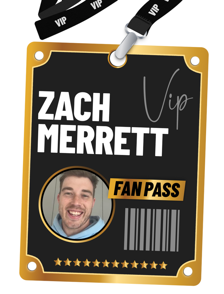 Zachary Merrett Fan Pass